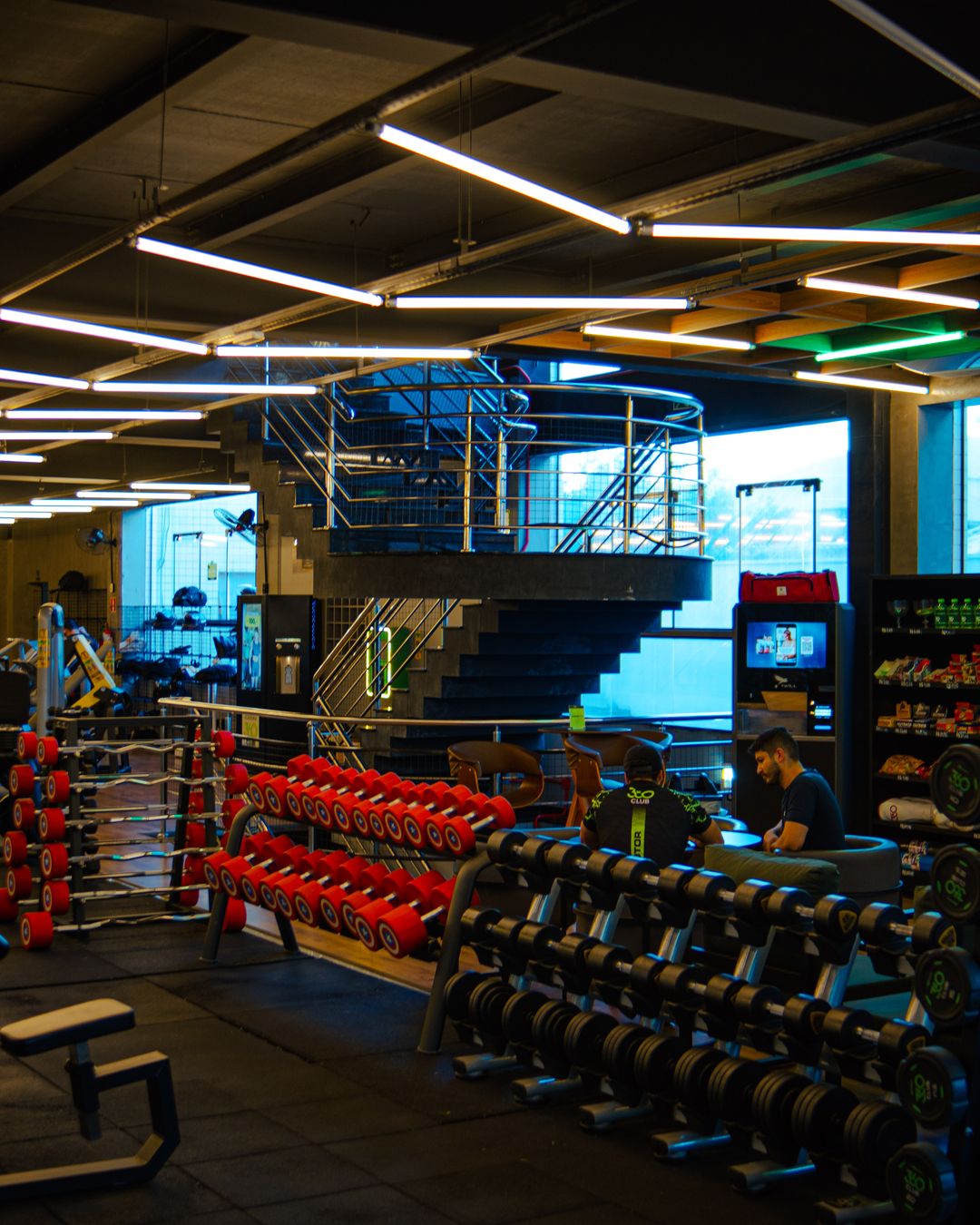 Área de musculação da Academia 360 Club
